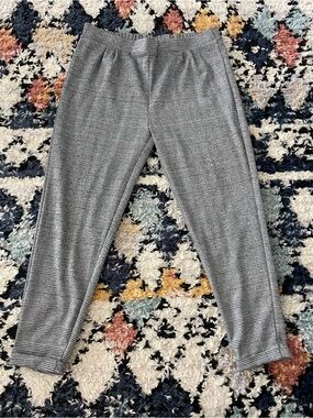 Gray Plaid Dress Pants